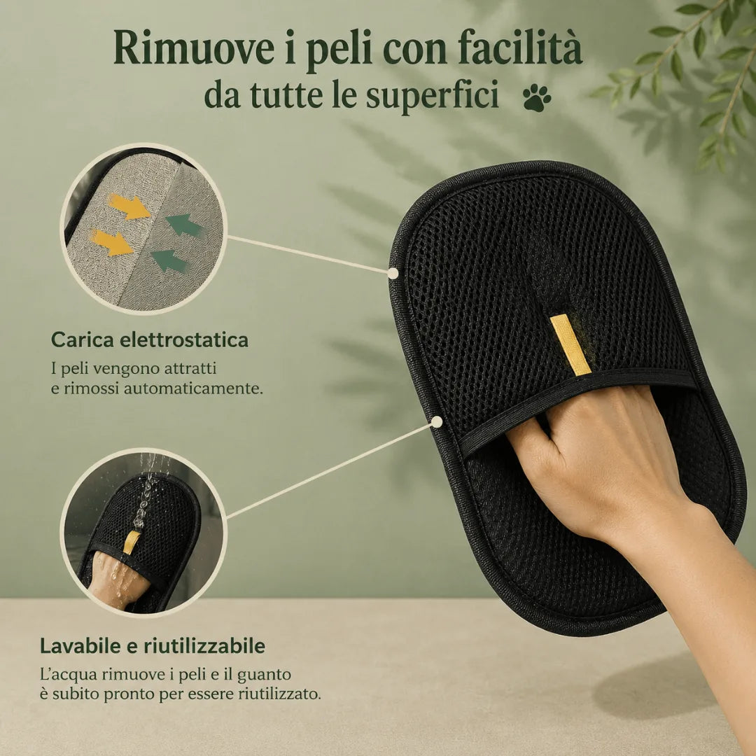 Magnete - Guanto magnetico per cani e gatti